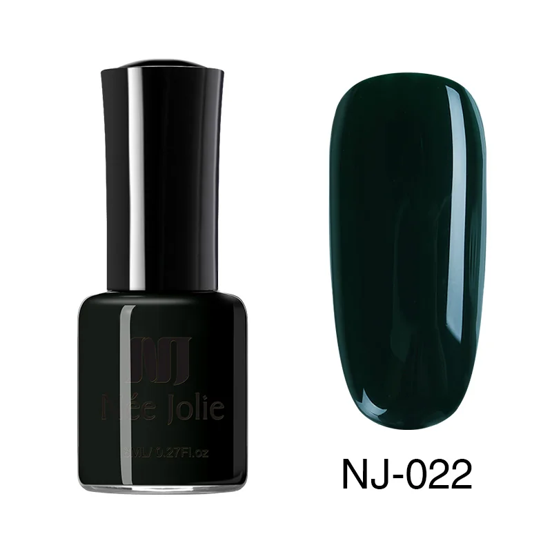 8ml NJ-022 Ни Джоли 8 мл 3,5 серый розовый цвет лак для ногтей 70 Цвета полу-прозрачная; Нейл-арт лак телесного цвета продолжительный блеск для ногтей дизайн - Цвет: 8ml NJ-022