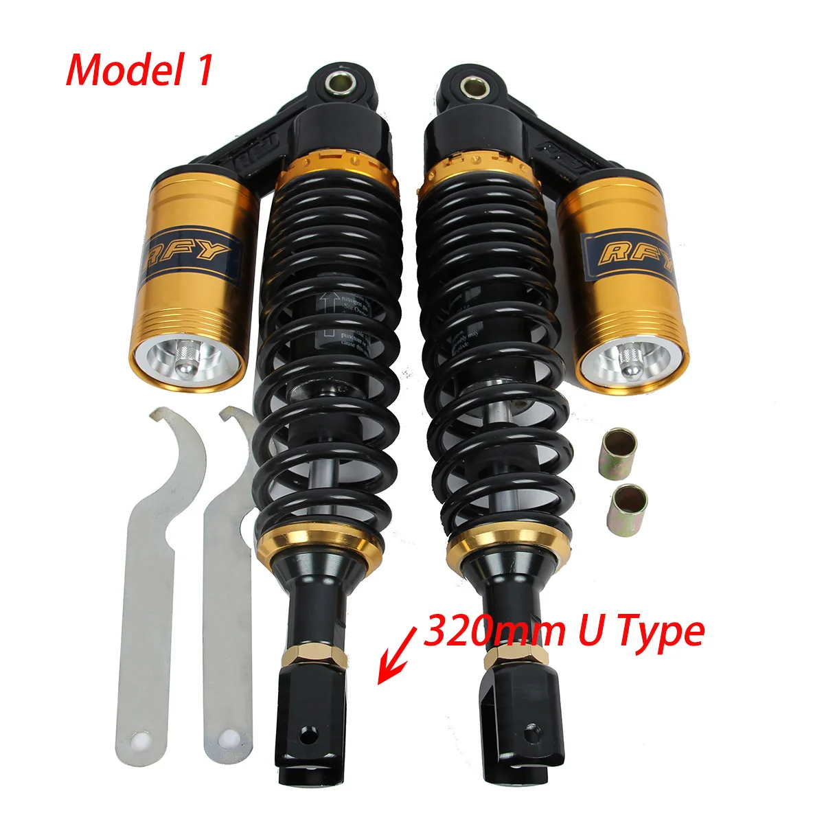 Posbay 320 мм 340 360 380 400 мотоциклетные задние амортизаторы для Honda Yamaha Suzuki Amortiguador Moto |
