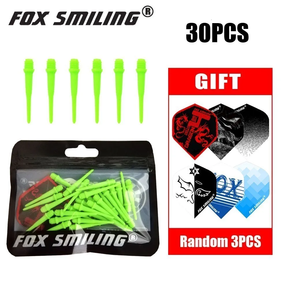 Fox Smiling 30 шт 25 мм 2BA нейлоновый мягкий наконечник для мягких наконечников дартс и
