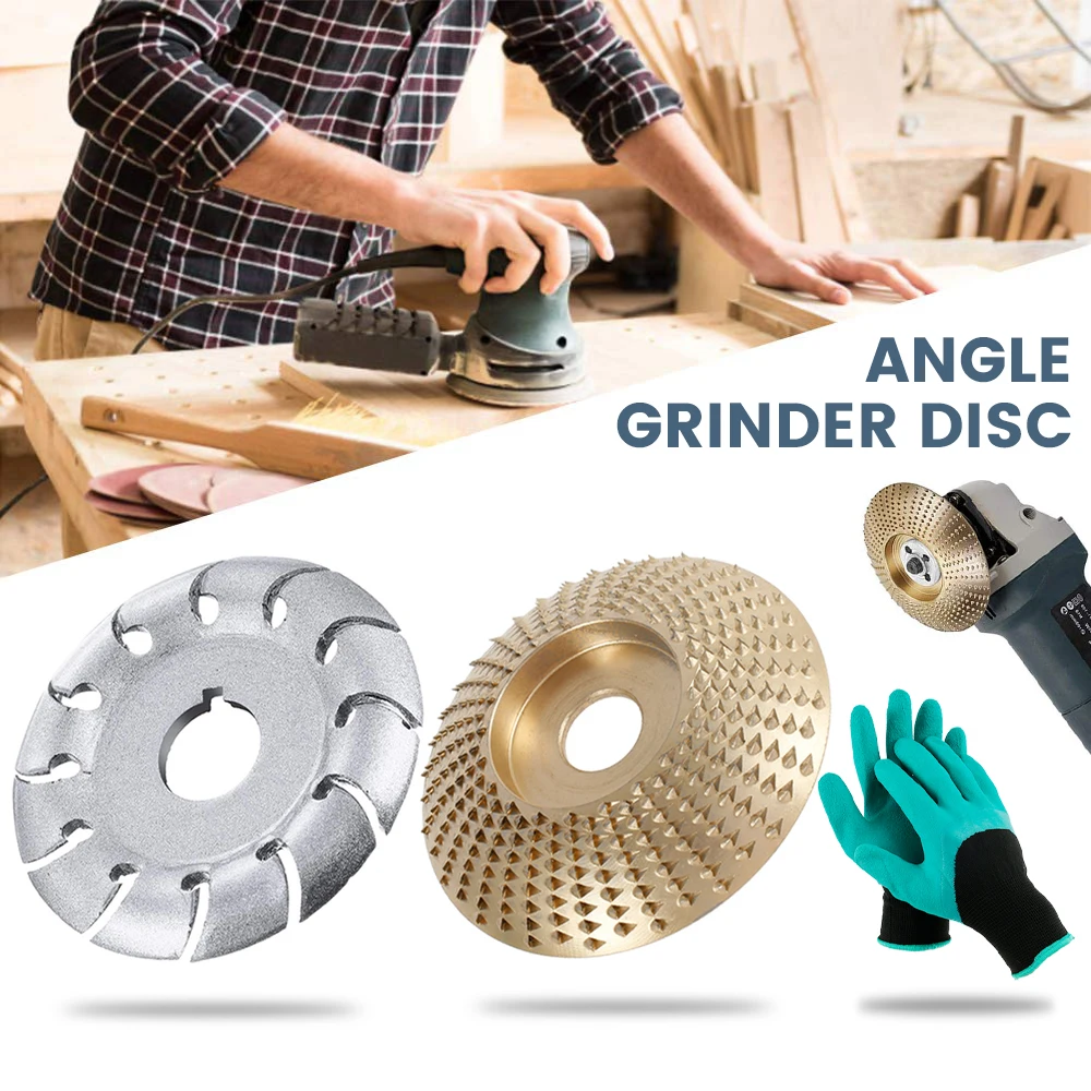 

Angle Grinder Disc Abrasive Grinding Wheel Wood Carving Sanding Shaping Stab Plate Woodworking Power Rotary Tools Accessories