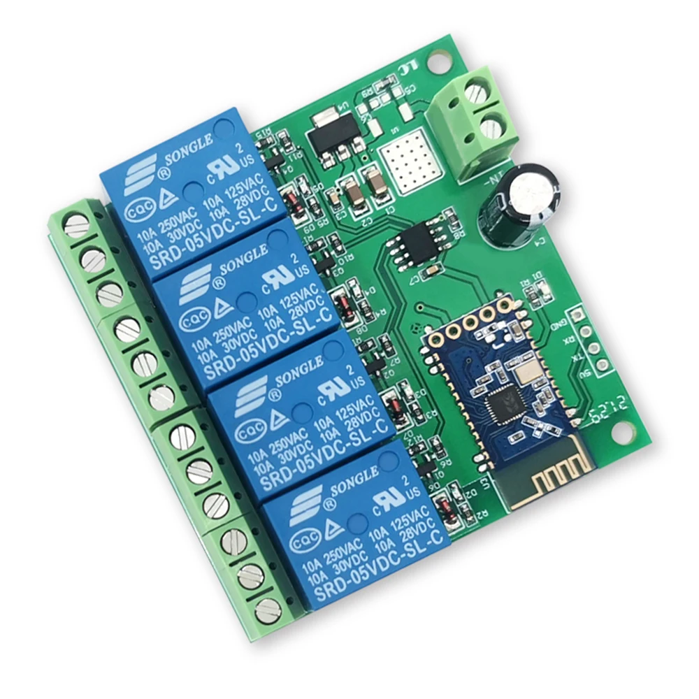 5 в 12 В ESP8266 релейный модуль для Bluetooth Интернет вещей умный дом мобильное