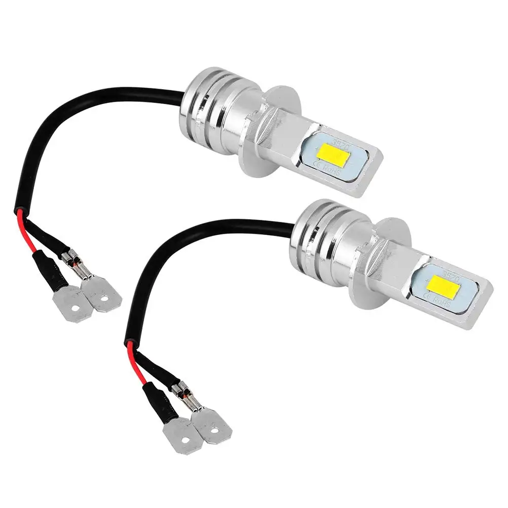 

H3 80W 3570 2SMD Bulbs Fog Lamp For Car 3000K Yellow Headlights 2PCS DC12-24V Fog Lamp Daytime Running Light