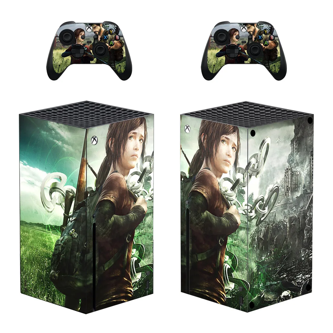 

NEW THE LAST OF US Style Xbox Series X Skin Sticker for Console & 2 Controllers Decal Vinyl Protective Skins Style 1