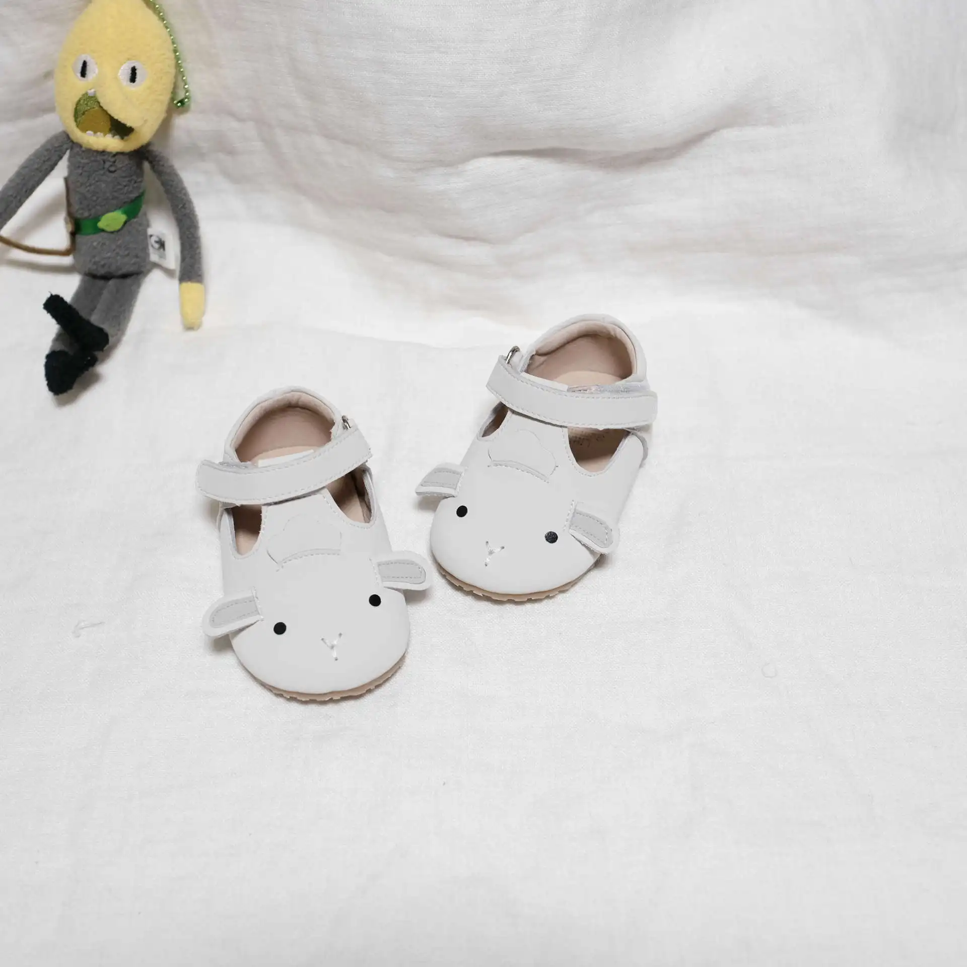 Мультфильм Обувь для малышей с изображением животных из натуральной кожи коала