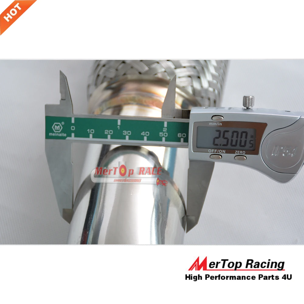 

Mertop Racing POLISHED 304 STAINLESS STEEL DECAT EXHAUST DOWNPIPE For E46 330D 330xd 30cd 1998-2005 M57