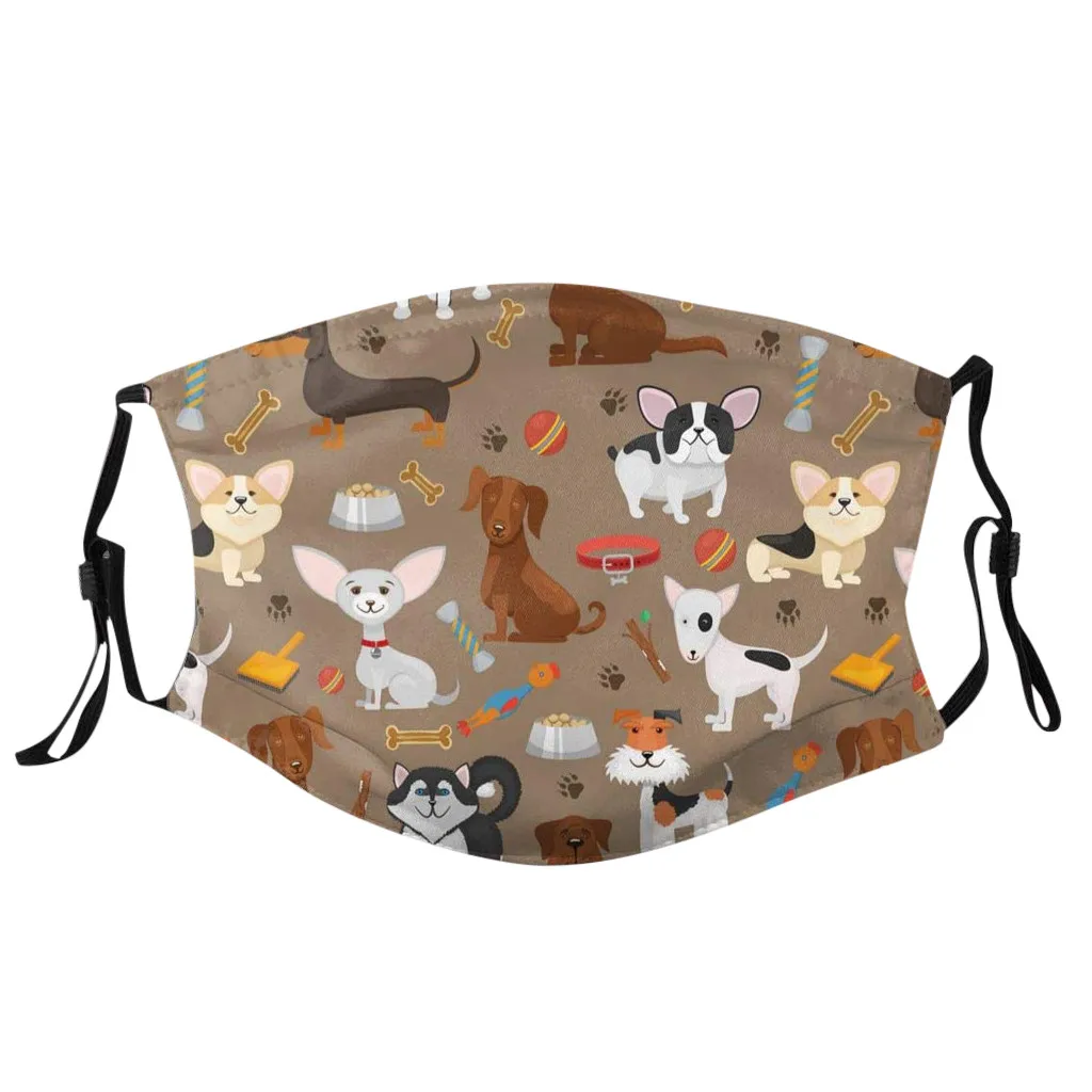 Мужские и женские маски для рта креативная теплая Пыленепроницаемая маска с