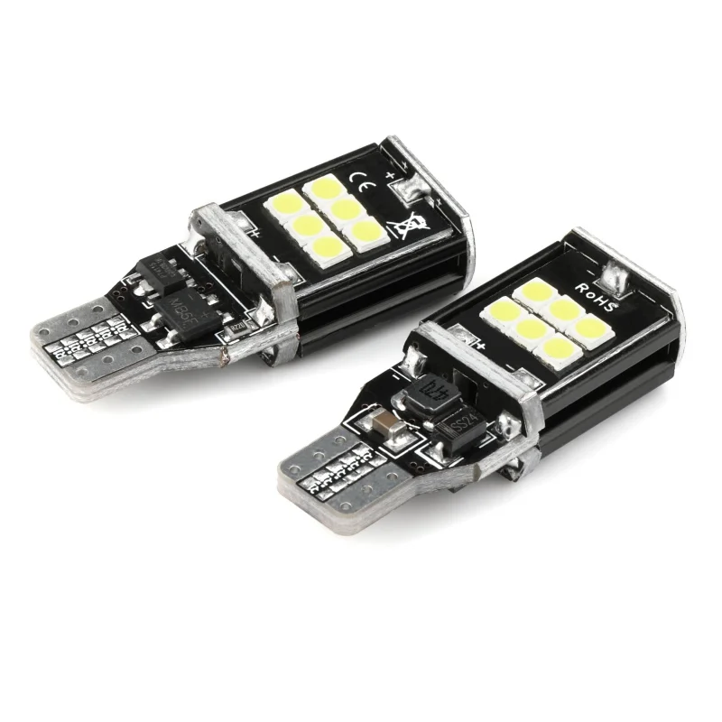 2 шт. светодиодный Автомобильные светодиодные лампы T15 15SMD W16W 2835 | Автомобили и