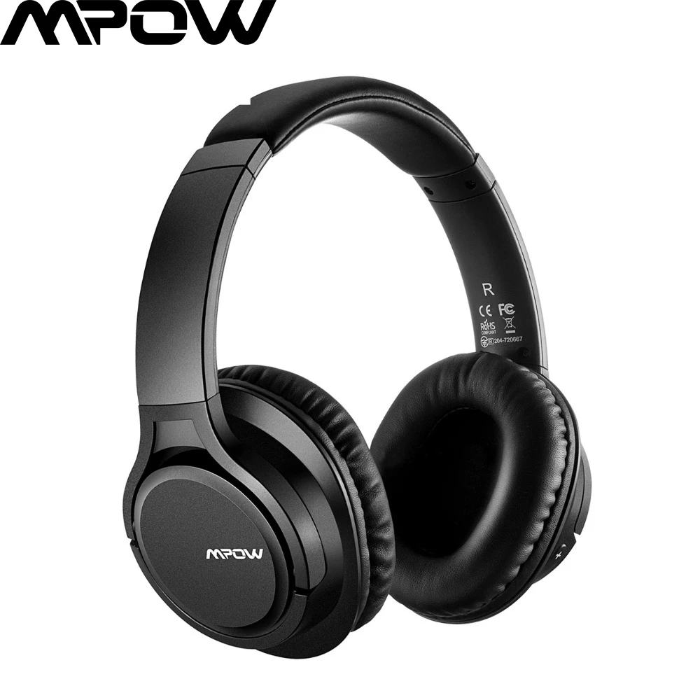 Mpow H7 Bluetooth Наушники Hi Fi стерео наушники с шумоподавлением большой размер