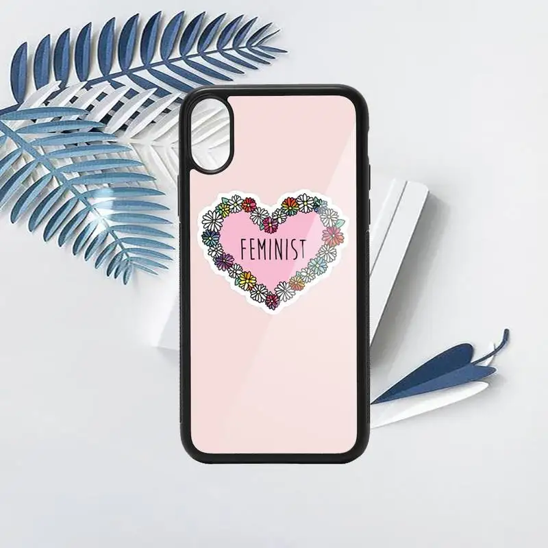 

Minimal Girl Power Feminist Aesthetics high quality Phone Case PC for iPhone 11 12 pro XS MAX 8 7 6 6S Plus X 5S SE 2020 XR