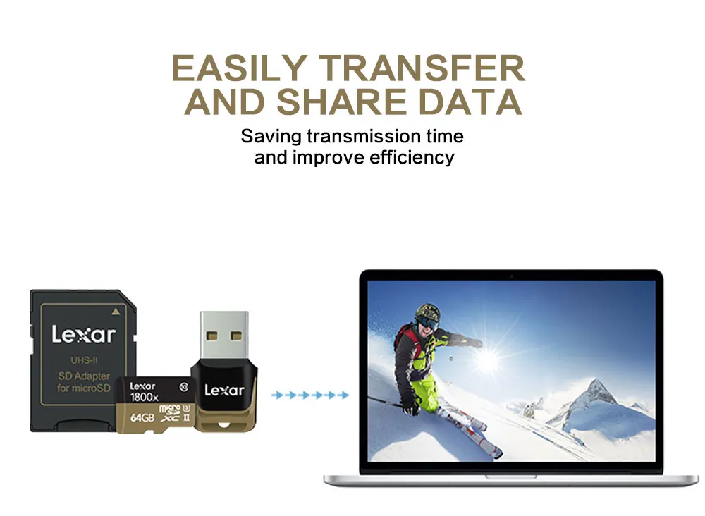 Lexar 1800x32 ГБ, 64 ГБ, Micro SDXC карты 270 МБ/с. U3 Профессиональный объемом памяти 32 Гб или 64 ГБ, Micro SD Карта памяти SDHC TF карты Class10