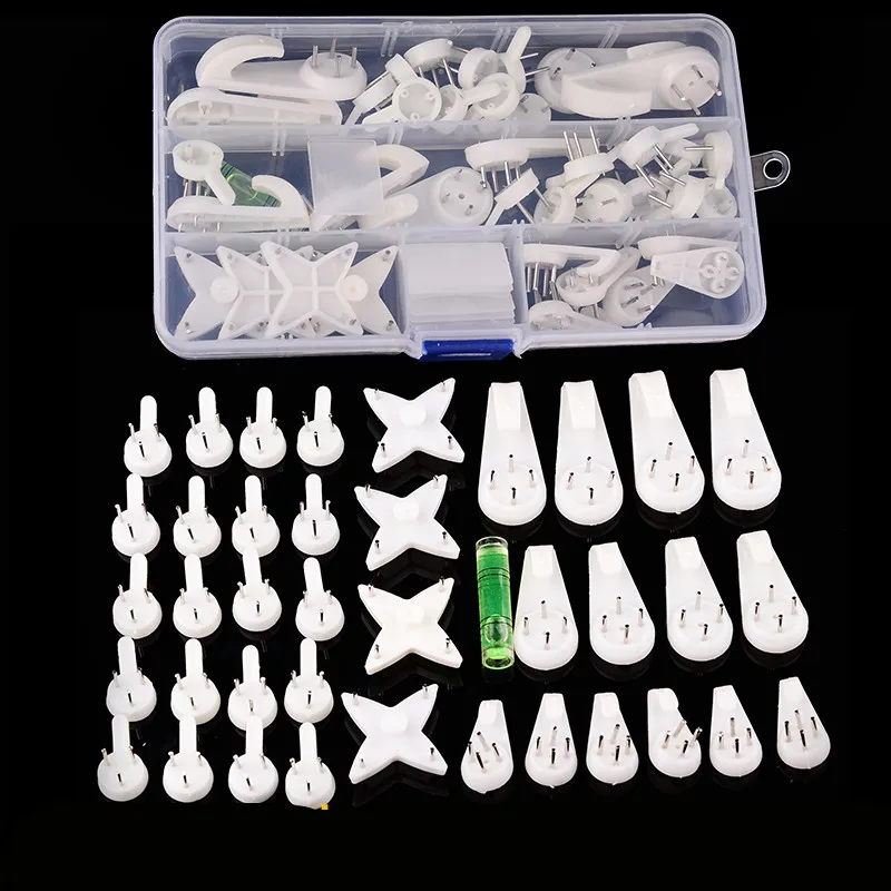 

1 Set DIY Photo Hook Seamless Needle Nail Living Room Wall Invisible Hide Hangings Single Hooks for Key Kitchen Bathroom Hook Up