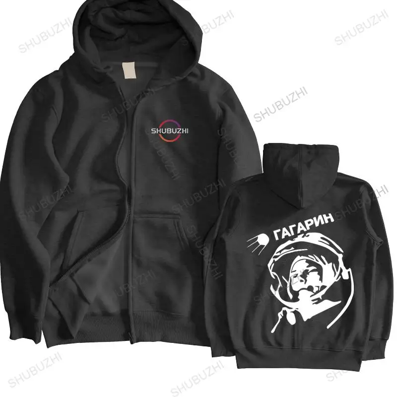 

new fashion casual hoodie autumn brand sweatshirt Yuri Gagarin Cosmonaut mens vintage hoody pullover warm coat bigger size