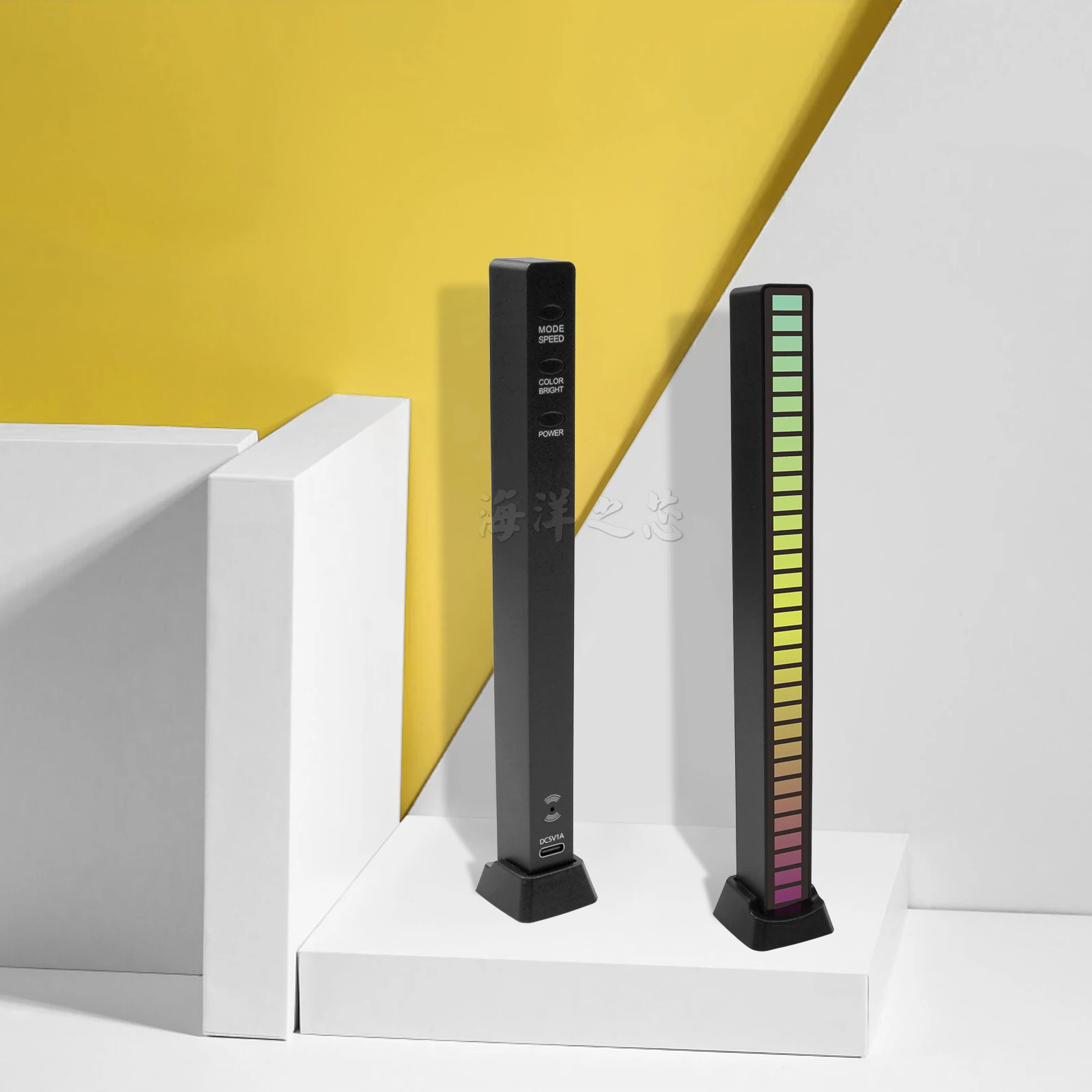RGB-управление звуком светодиодная подсветка управление через приложение пикап