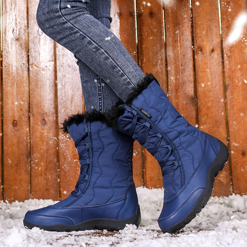 

ASUMER 2021 hot fashion ankle boots women keep warm thick fur snow boots winter Waterproof non-slip flat casual shoes woman