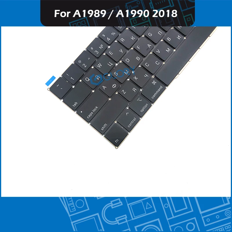 Новый A1989 A1990 Российская клавиатура маленькая клавиша Enter ключ для Macbook Pro retina 13