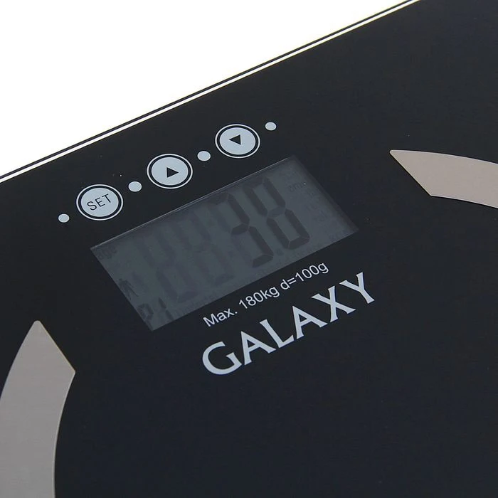 Floor scales Galaxy GL 4850 electronic up to 180 kg with mass analyzer For home and kitchen Bathroom Products Household Merchandises Garden Scale