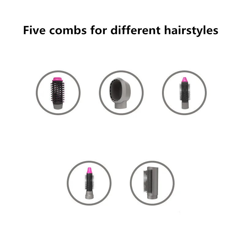 5 в 1 электрический фен для волос расческа и объемный профессиональный