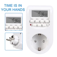 eu plug digital timing switch kitchen timing socket energy saving electronic timer socket household appliances wireless switches