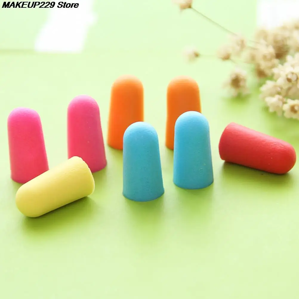JETTING 1Pair=2pcs Soft Foam Ear Plugs Travel Sleep Noise Reduction Prevention For Sleeping With Box | Красота и здоровье