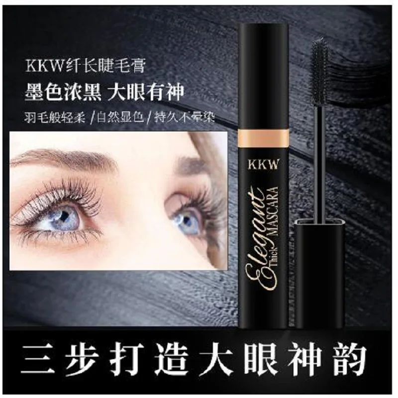 KKW 4d Тушь для ресниц make up трехмерная длинная толстая водонепроницаемый и от потения-защита от одевания пятен Макияж Красота