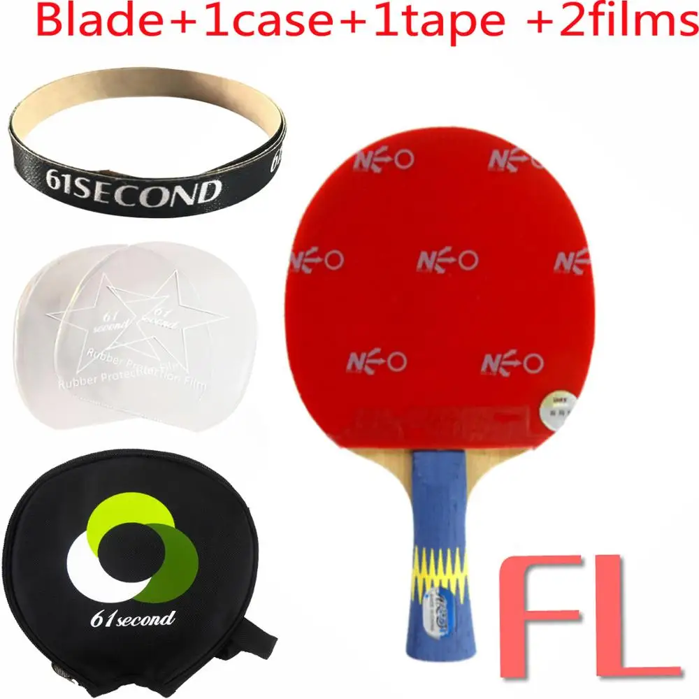 FL with 1 case Galaxy YINHE W-6 лезвие с RITC729 FOCUS3 Бекас и DHS NEO Hurricane 3 резинки для ракетки - Цвет: FL with 1 case