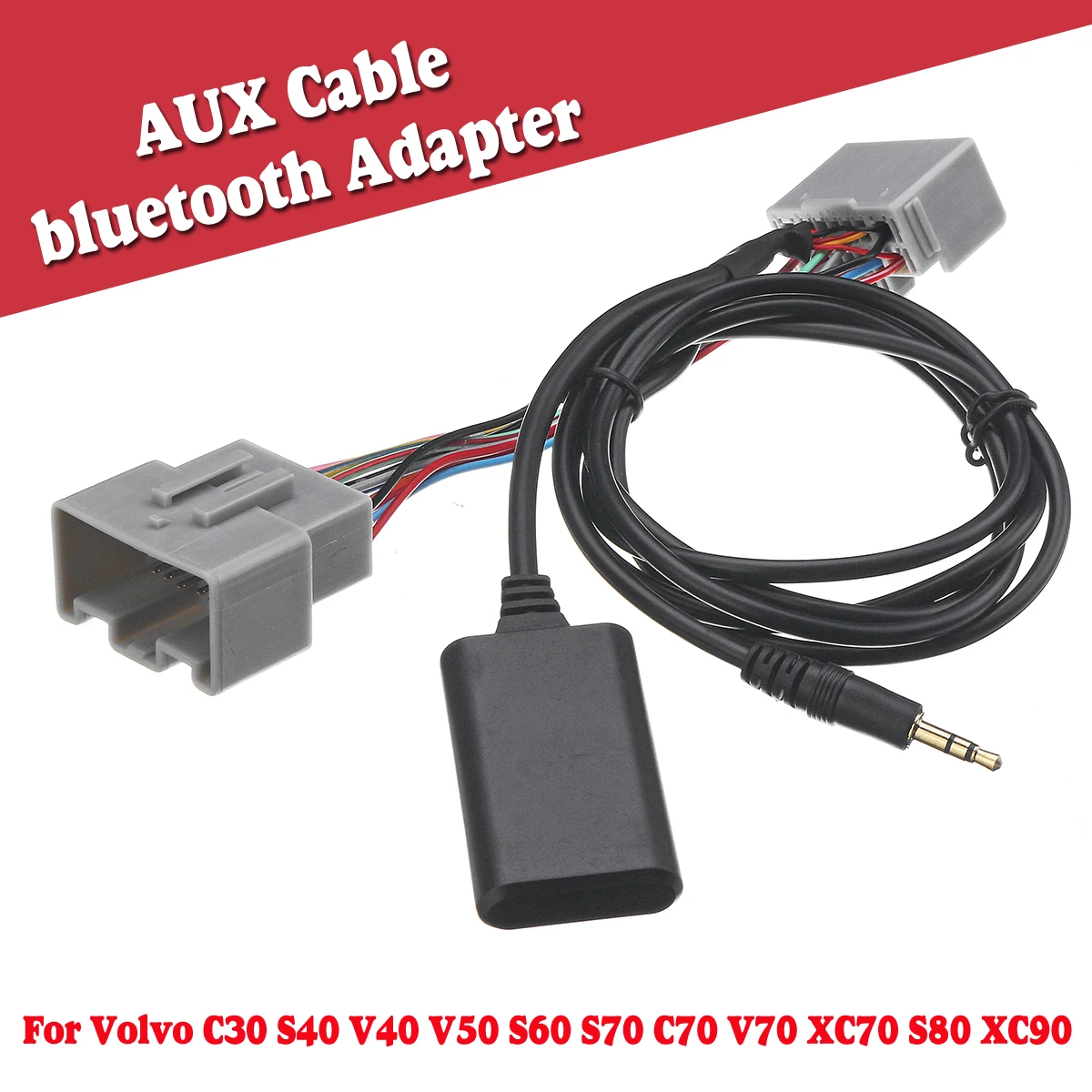 Автомобильный адаптер bluetooth AUX аудио радио приемник кабель для VOLVO C S V XC 30 40 50 60 70 80 90