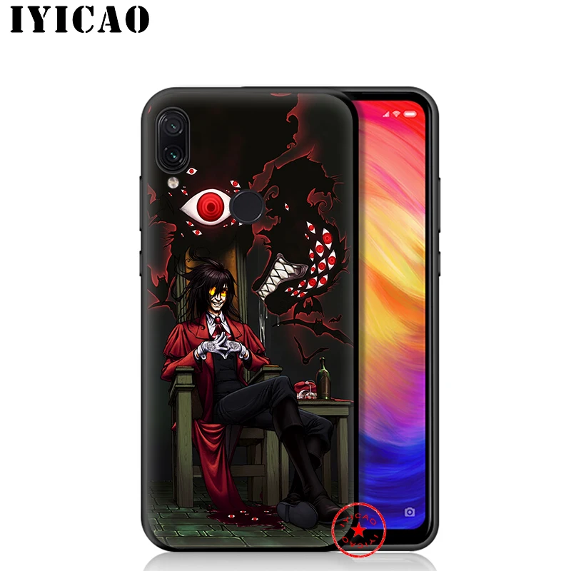 IYICAO Hellsing Alucard Soft Case for Xiaomi Redmi Note 8 7 6 5 Pro 5A 4X Back Silicone |