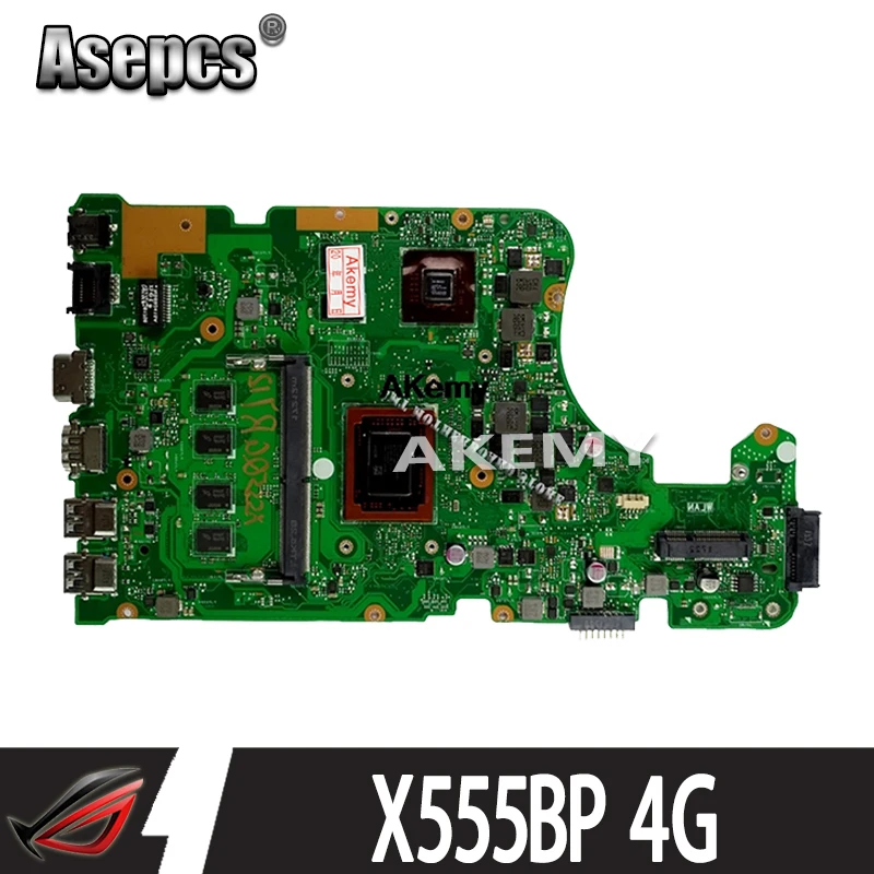 X555BP материнская плата для For Asus X555B X555QG ноутбука A9 9420P процессор 4 Гб RAM R5