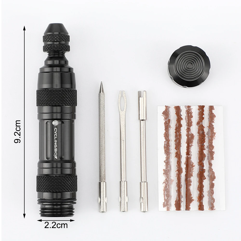 Набор для ремонта бескамерных велосипедных шин герметик проколов резиновые