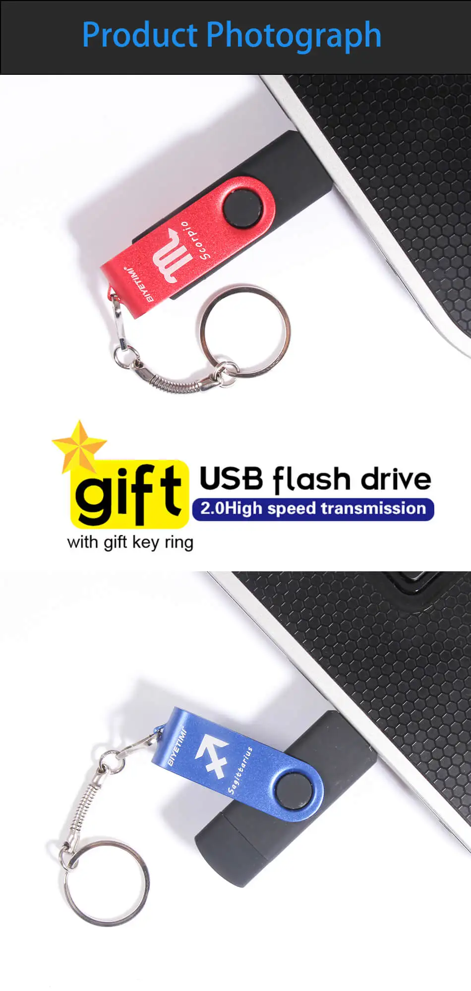 Biyetimi 12 созвездий USB флэш-накопитель 32 ГБ флэш-накопитель 4 Гб памяти cle USB флеш-накопитель 2,0 флеш-накопитель для Android