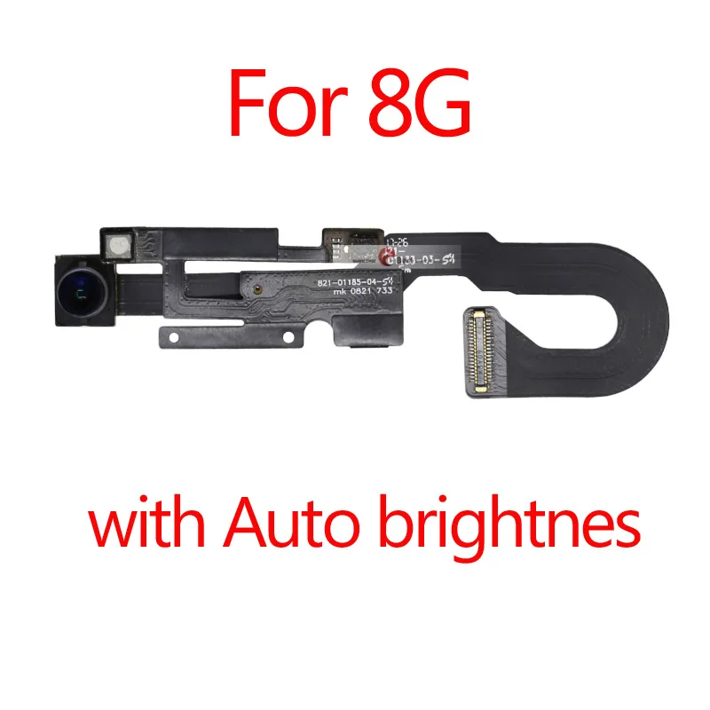 For 8G with bright 1 шт. маленькая фронтальная камера для iPhone 8 8G plus светильник датчик приближения гибкий кабель облицовочный модуль запасные части - Цвет: For 8G with bright
