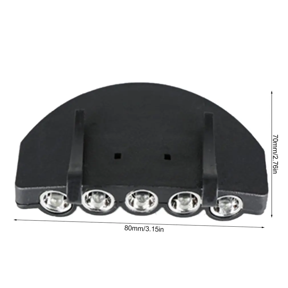 

5 LED Cap Light Headlight Head Lamp Night Flashlight Torch Head Light Lamp adjustable Bright light Fishing Tackle Hunting