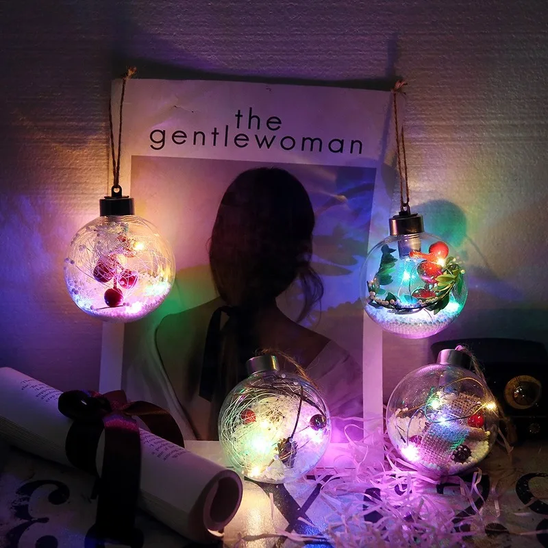 

Подвесная Светодиодная лампа в виде шара из медной проволоки, освесветильник для рождественской елки, декоративное освещение для дома, спальни, двора, светильник из пеньковой веревки