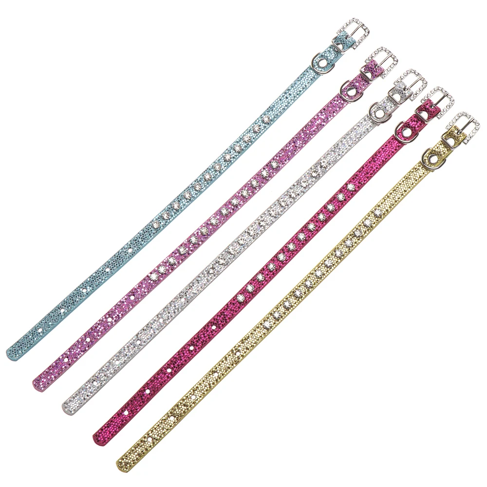 Блестящие стразы ошейники для щенков собак персонализированные маленькие