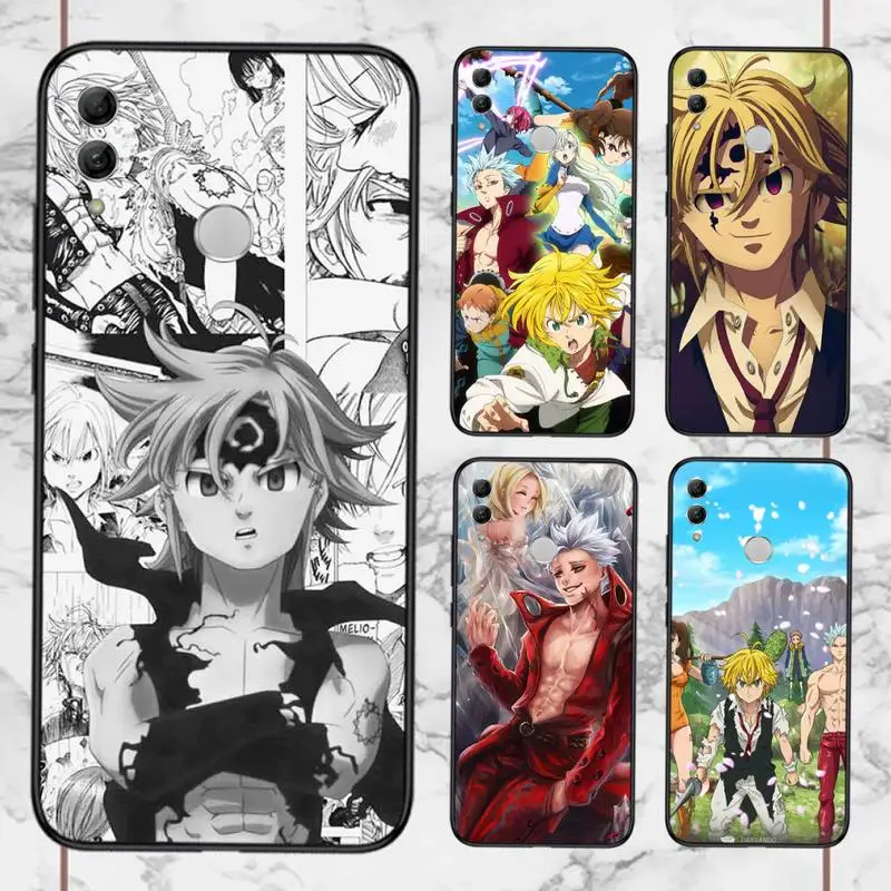 

seven deadly sins anime Phone Case For Huawei honor Mate 10 20 30 40 i 9 8 pro x Lite P smart 2019 nova 5t
