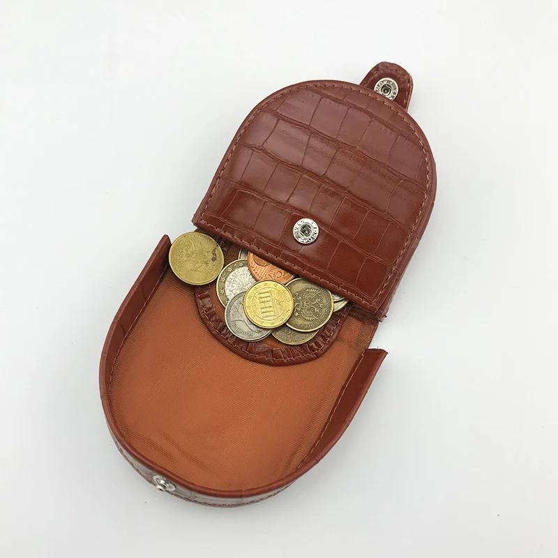 NICOLE& CO кошелек для монет на застежке, Винтажный дизайн, Индивидуальный маленький кошелек, мини кошелек для мелочи, мужской кошелек, Женский кошелек