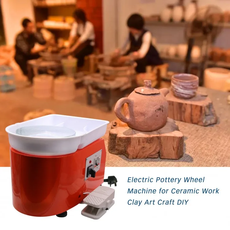 

FY-6036 DIY AC 220V 250W Electric Pottery Wheel Machine for Ceramic Work Clay Art Craft