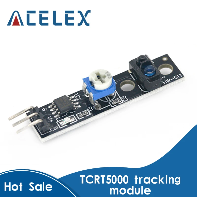 TCRT5000 инфракрасный датчик отражения линейный трек модуль цифровой переключатель