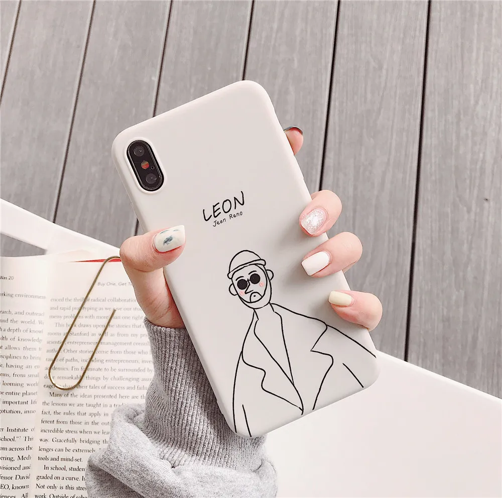 The Professional Killer Leon And Mathilda Phone Case For Iphone 11 Pro 6 7 8 Xs Max Xr Soft TPU Silicone Couple Cover Cases | Мобильные