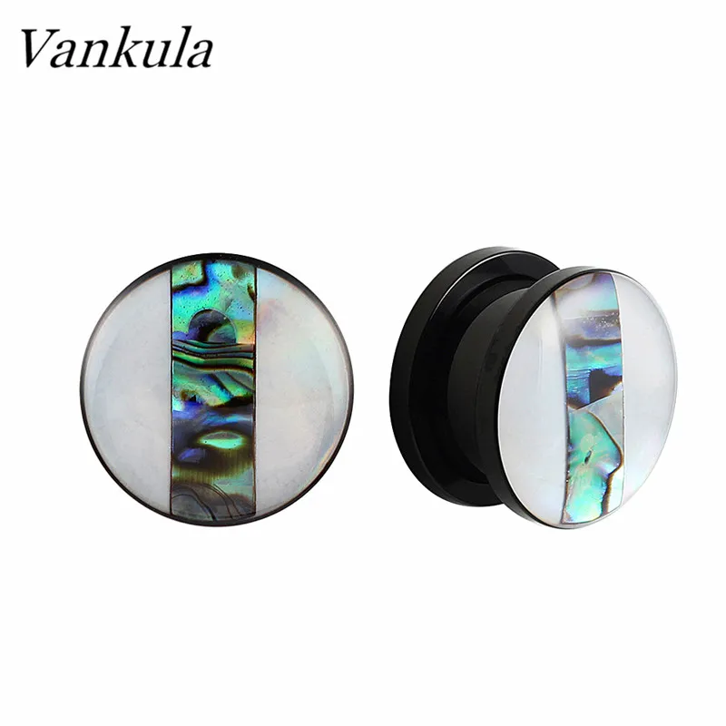 Vankula Новое поступление 316L из нержавеющей стали туннели для ушей тела пирсинг