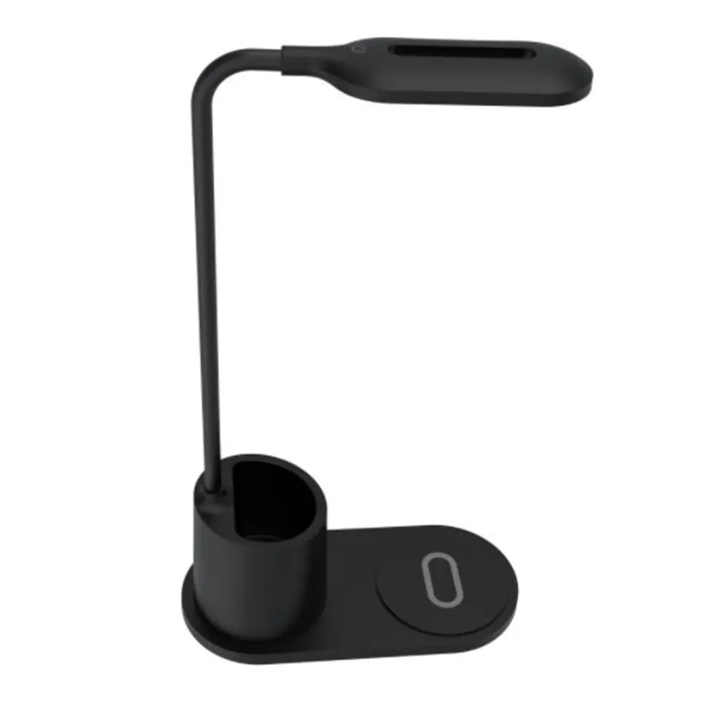 

Настольная лампа с защитой глаз, портативный ночсветильник с USB светильник беспроводным зарядным устройством, 10 Вт