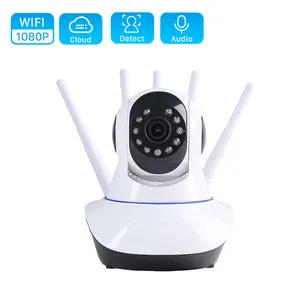 hd cloud wifi ip camera wireless 5 antenna cam intelligent auto tracking p2p ir cut security camera baby monitor night vision free global shipping