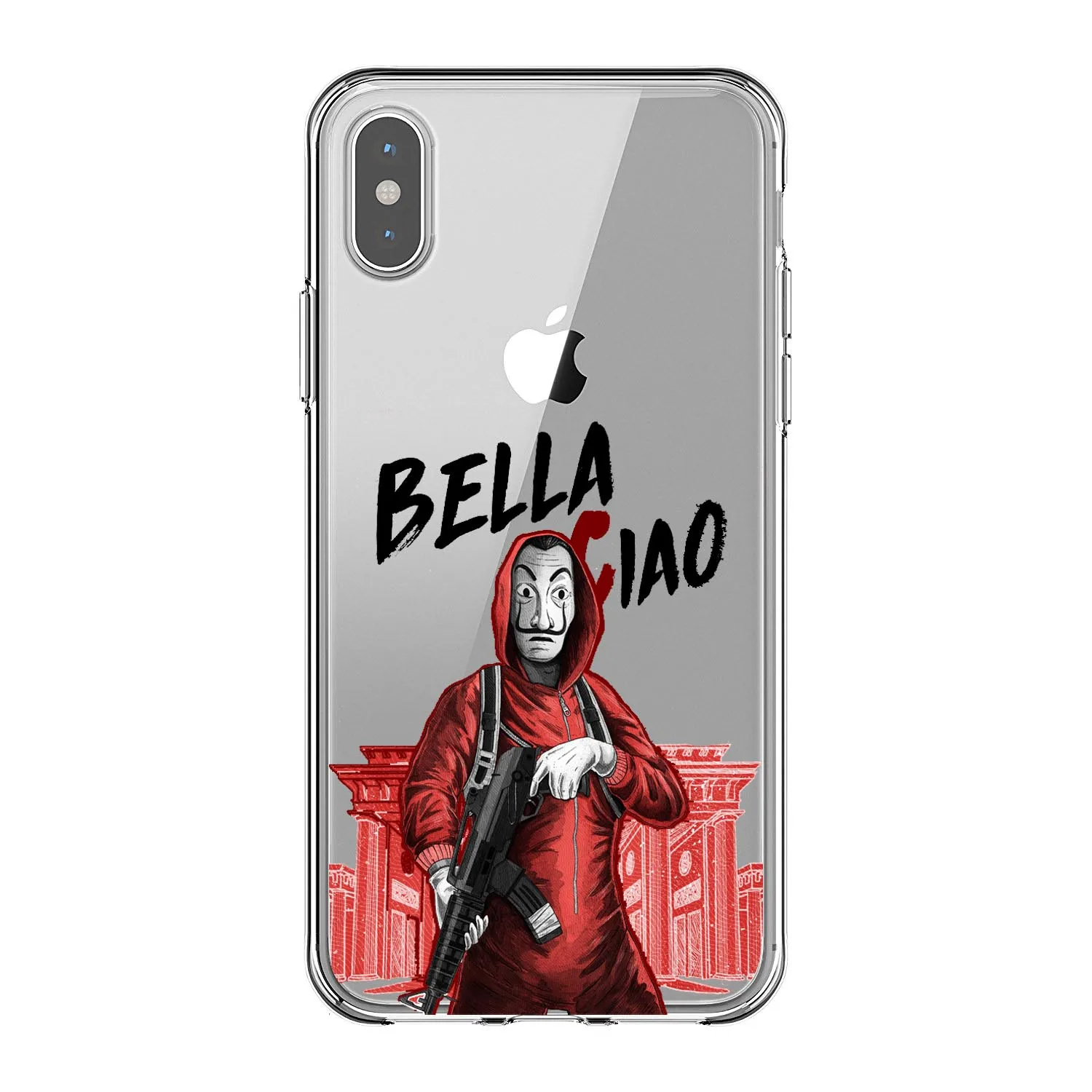 Испанский ТВ серии La Каса де papel Мягкий Силиконовый ТПУ чехол для телефона iPhone 11 Pro MAX 5s se 6 6s Plus 7 8 Plus X XR XS MAX - Цвет: TPU