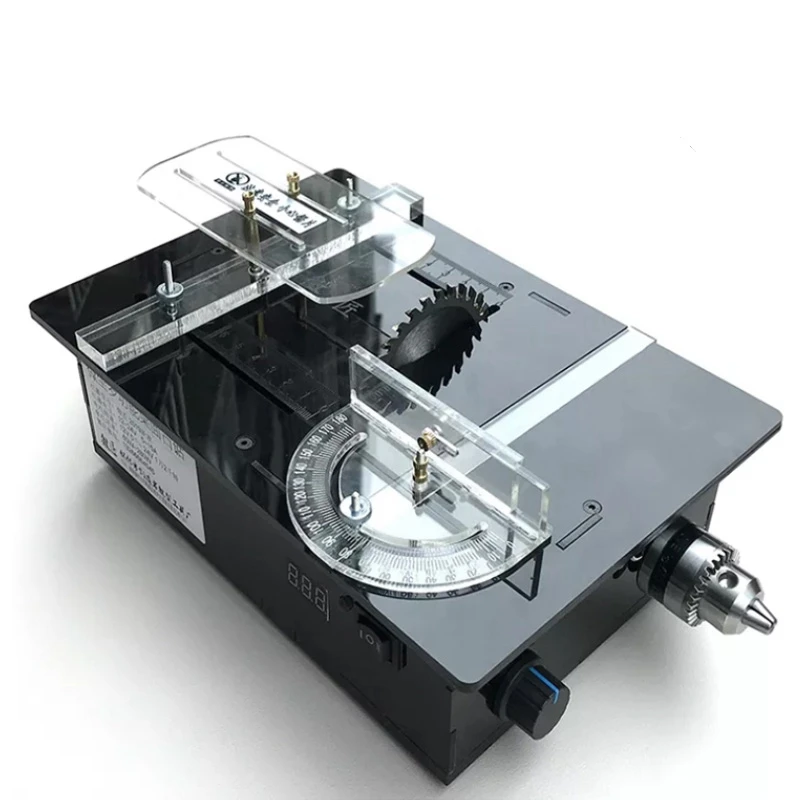 Preise 12-24V 5-15A DIY Desktop Holzbearbeitung Tabelle Saw Grinder Elektrische PCB Schneiden Maschine Sah Maschinen Corded Tisch Pannel Sah Schwarz