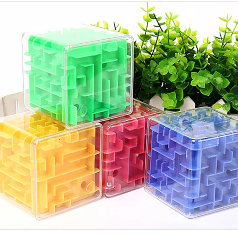 

3D Cube Puzzle education Toys Beads Solid Maze Marbles Adult Stress Relief Toys Children DIY puzzle Gift Toy Party Game Toy Xmas