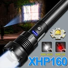 800000 лм XHP160 COB наиболее Мощность Фул светодиодная вспышка светильник фонарь Перезаряжаемые XHP90.2 светодиодный тактический вспышки светильник 18650 USB высокое Мощность ручной фонарь