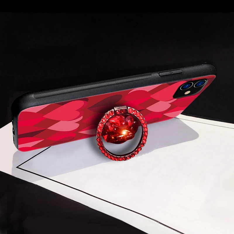 Чехол для iPhone 11 Pro Max X XR XS 5 5S SE 6 6S 7 8 Plus закаленное стекло натуральный шарик из меха