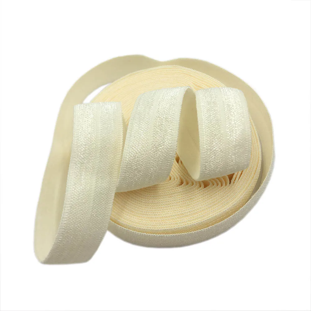 Однотонная многоцветная эластичная лента из спандекса 15 мм | Дом и сад