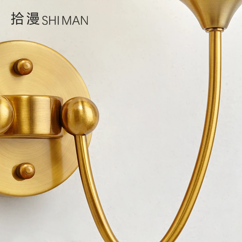 Modern Glass Ball Wall Lamp Sconce Led Bedroom Light Fixture for Home Decor Nordic Foyer Living Room Corridor Luminaire E27 | Лампы и