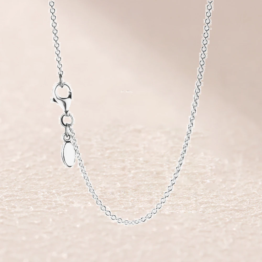 

590412 SILVER CHAIN NECKLACE (ADJUSTABLE) -